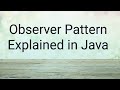 Learn Observer Pattern the Easy Way | Java Design Patterns