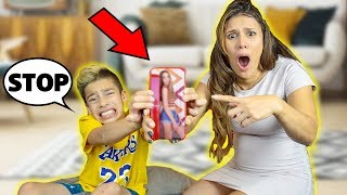 MY MOM Went Through My iPHONE! **SECRET CRUSH REVEALED** (Part 2) | The Royalty Family