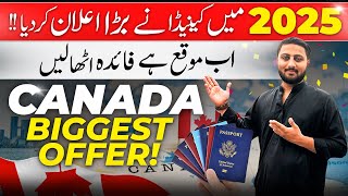 Canada Biggest Announcement 2025 - Canada Visa Update