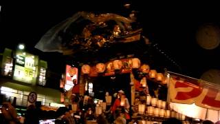 秩父夜祭 2010【中町屋台 曳き廻し】秩父神社へ向かう