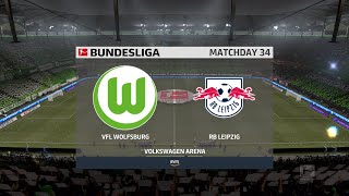 FIFA 21 | VFL Wolfsburg vs RB Leipzig - Bundesliga | Full Gameplay