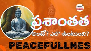 ప్రశాంతత || peacefullness || buddhism || life motivational story