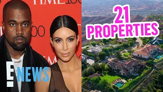 Kim Kardashian & Kanye West Splitting 21 Properties After Divorce | E! News