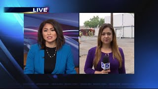 Firefighters Responding to Fire at Funeral Home in Harlingen