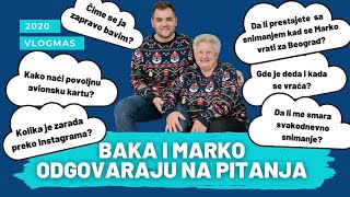 BAKA I MARKO ODGOVARAJU NA VAŠA PITANJA - O zaradi na Instagramu, povoljnim avio kartama, dedi