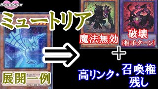 【遊戯王】海外新規！こんな初動もあり？「ミュートリア」【展開】