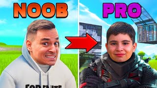 ФОРТНАЙТ, НО СТАВАМ ОТ НУУБ ДО ПРО ИГРАЧ ЗА 24 ЧАСА С АЛЕКС! | FORTNITE NOOB VS PRO