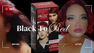 How I dyed my colored hair to BRIGHT RED  * PT 2 *