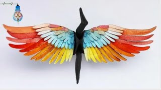 how to make beautiful paper bird 🐦