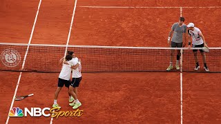 French Open 2021: Mahut-Herbert vs. Golubev-Bublik | Men's Doubles Final Highlights | NBC Sports