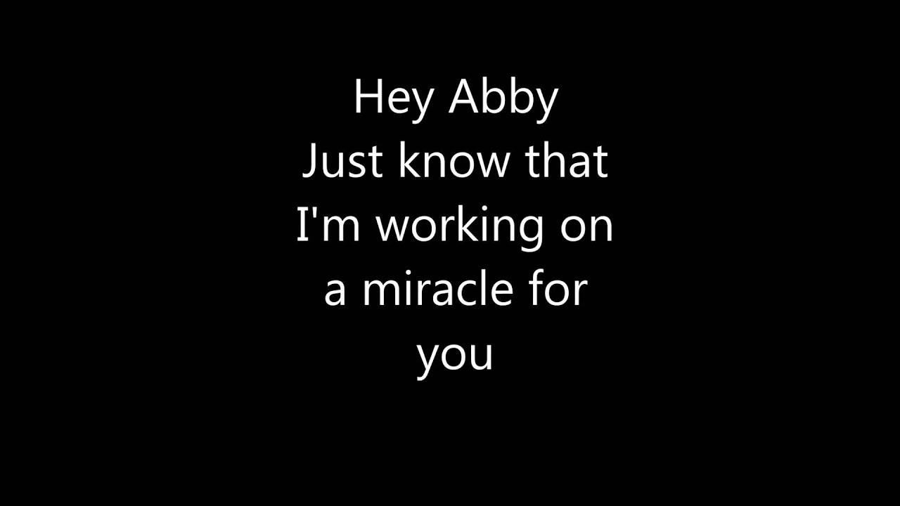 Dear Abby Lyrics - YouTube