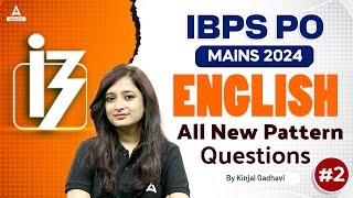 IBPS PO Mains 2024 | English Most Expected Questions #2 | By Kinjal Gadhavi