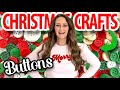 🎄CHEAP DIY Button Christmas Crafts! Craft your stash & SAVE MONEY this year!