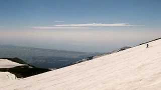 夏スキー　鳥海山　湯ノ台口～伏拝岳