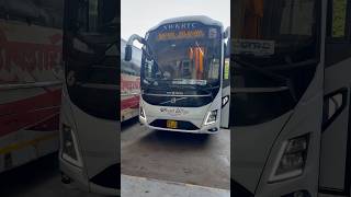 NWKRTC | Ambaari Utsav | Volvo B8R 9600S MultiAxle | AC Sleeper | Belgavi to Nashik #shorts #viral