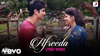 Afreeda - Dil Bechara|Lyric Video|Sushant-Sanjana|@A. R. Rahman|Raja Kumari