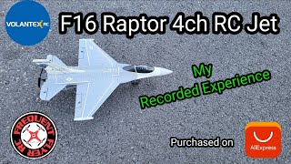 F16 Falcon 4ch RC Plane By Volantex - MY Experience With It