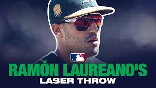 Ramon Laureano's LASER throw