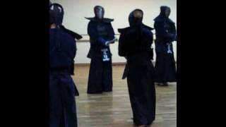 Paris Budo XI Kendo dojo - jigeiko with Aufroy sensei