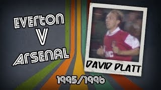 DAVID PLATT - Everton v Arsenal, 95/96 | Retro Goal