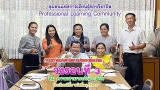 PLC การสะท้อนคิด3 กลุ่ม Community