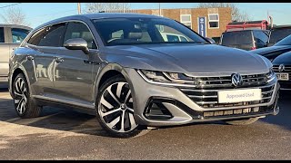 Approved Used Volkswagen Arteon R-Line 2.0 TDI 200PS in Pyrite Silver | DC73EXO | Wrexham Volkswagen