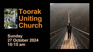 Toorak Uniting Church - Worship Service - 27 October 2024