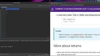 COMPSCI 2120A - Week 5 (Booleans, Function Returns)