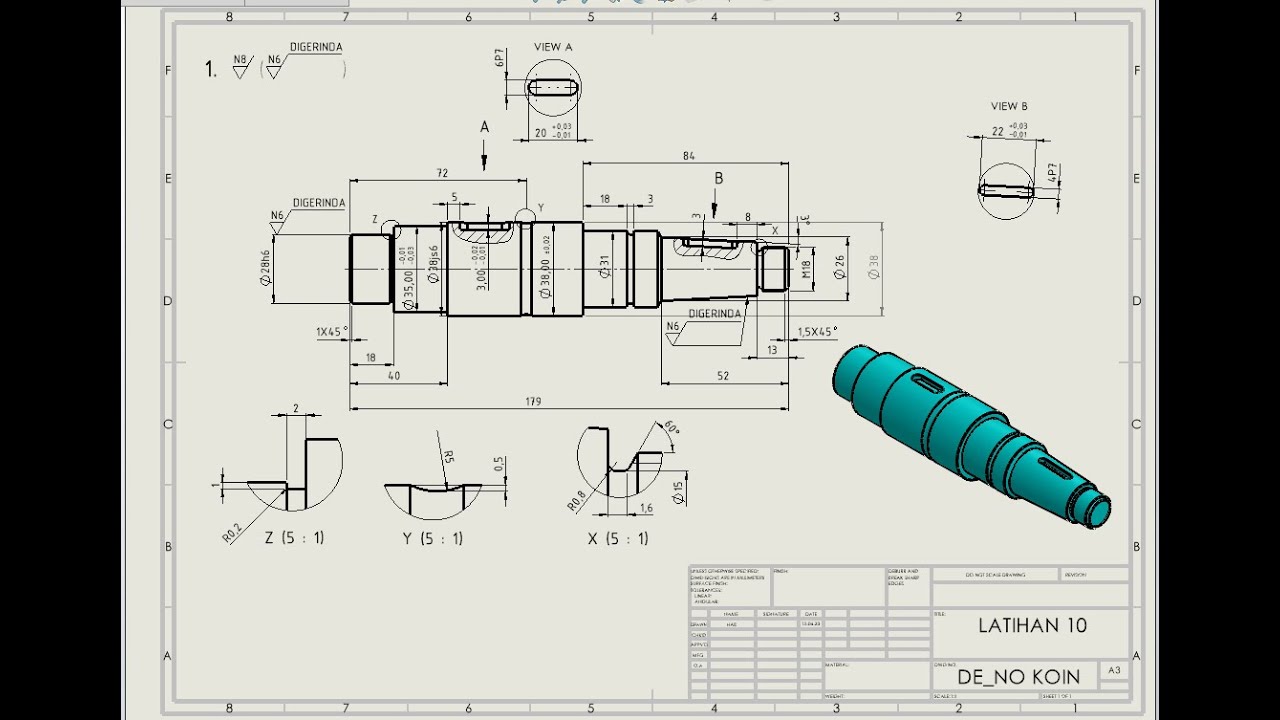 24 Drawing 2d Assembly Solidworks Youtube 24 Drawing 2d Assembly Solidworks Youtube