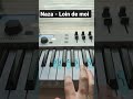 loin de moi naza piano easy tutorial for beginners piano easy tutorial shorts memes