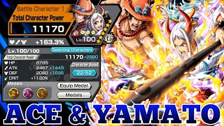 ACE \u0026 YAMATO GAMEPLAY | ONE PIECE BOUNTY RUSH | OPBR