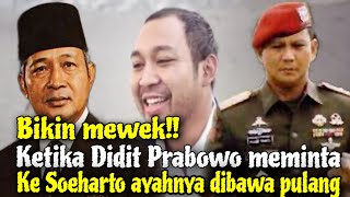 Berlinang Air Mata!! Didit Hediprasetyo Ungkap Permohonan ke Soeharto: Bisakah Bawa Papa Pulang?