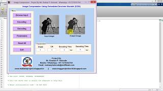 Image Compression Using Matlab Code