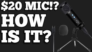 $20 USB STREAMING MIC!? | IS IT GOOD THOUGH?! | $20 MIC VS. $100 MIC