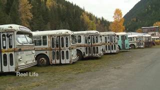 2016 Not forgotten - locomotive, buses and trucks, Sandon, BC