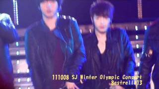 【Donghae Fancam】111008 Winter Olympic Concert Super Junior 〜Super Man〜