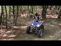 Yamaha Raptors on a forest track