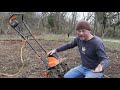 tacklife electric garden tiller in action review pros and cons from amazon