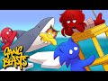 SHARK ATTACK! - Charmy & Crew Play Gang Beasts