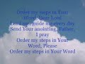 order my steps in your word with lyrics -  Brooklyn Tabernacle Choir
