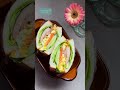 照り焼きチキン×タマゴサラダサンド shorts サンドイッチ sandwich lunch making cooking howto トイロノート トイロ toironote