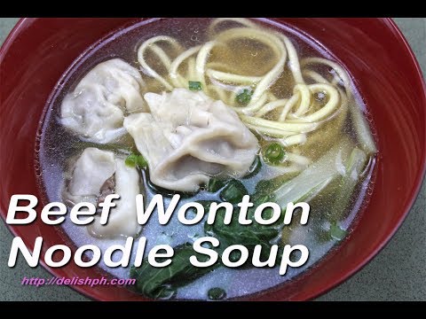 Beef Wonton Noodle Soup Beef Wonton Noodle Soup
