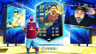 OMG 99 TOTS MESSI!!! FIFA 20 Ultimate Team