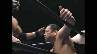 AJPW World Junior Heavyweight Title: Masanobu Fuchi VS Kendo Kashin - 2002 04 13