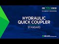 Hyundai HX Compact Excavators Hydraulic Quick Coupler - The New Standard