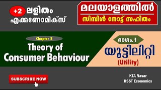 SY #11 |+2 എക്കണോമിക്‌സ് മലയാളത്തിൽ പഠിക്കാം | Chapter 2 |  Theory of Consumer Behaviour |Part 1