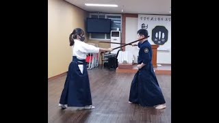 검도 검리연 진검 도검 수련   Korea IBF Batto-do Federation Iaido,  Tameshigiri  katana  sword Kumitachi