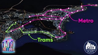 How to Build a Metro System and Tram in Cities Skylines: Verde Beach #42