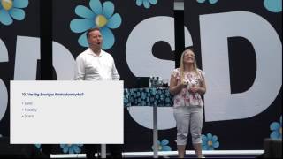 SD i Almedalen 2017 - Quiz med Julia Kronlid