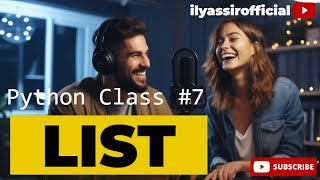 #7 Python list | python mutable vs immutable | python by ilyassir | learn python from basic